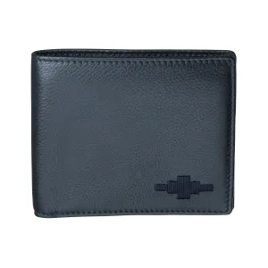 PAMPEANO Moneda Coin Wallet - Navy Leather