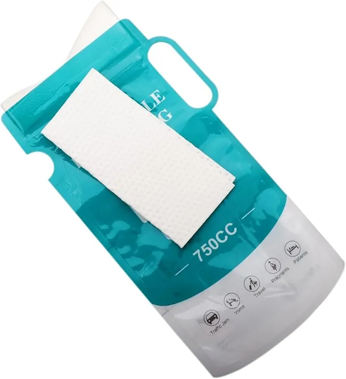 Pee Bags for Travel for Men12pcs Urinal Bags 750ML Disposable Urine Bag