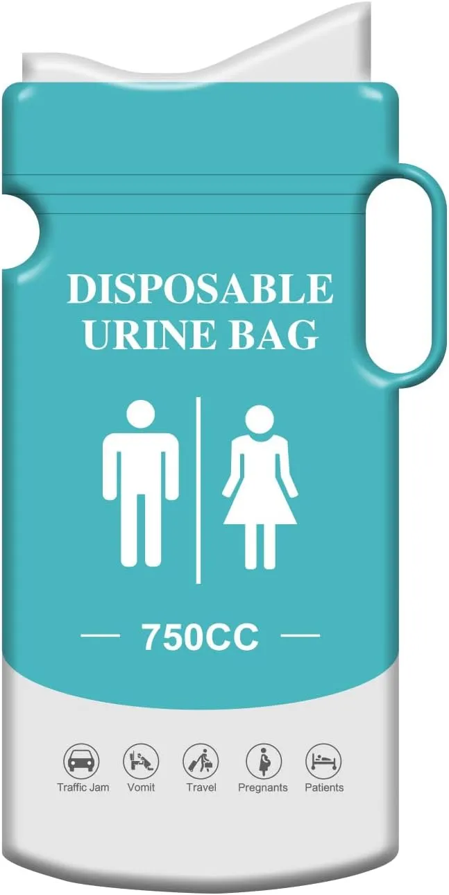 Pee Bags for Travel for Men12pcs Urinal Bags 750ML Disposable Urine Bag