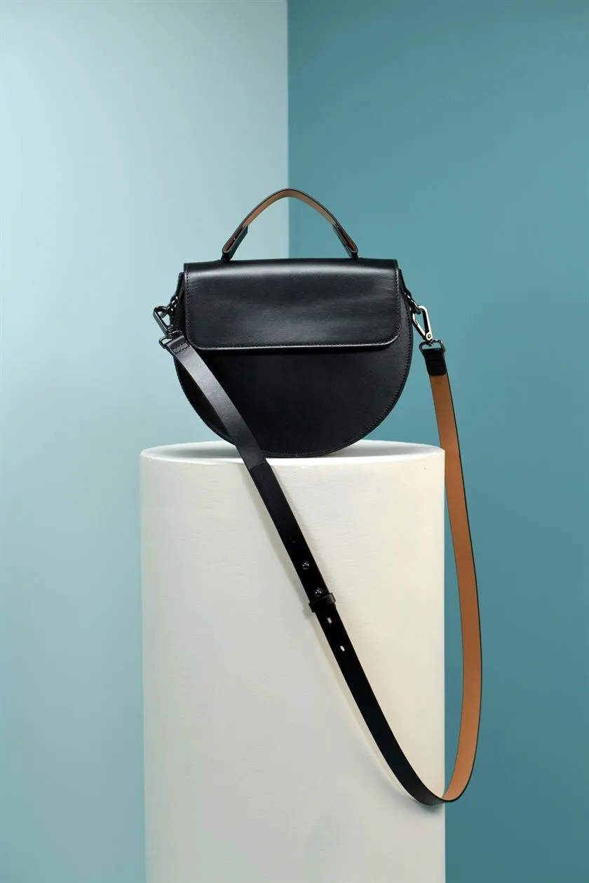 Perona   I   Women-Leather Bags& Accessories -Crossbody-Akani Pwb-Fv21-664-Akani-Black  AS8339