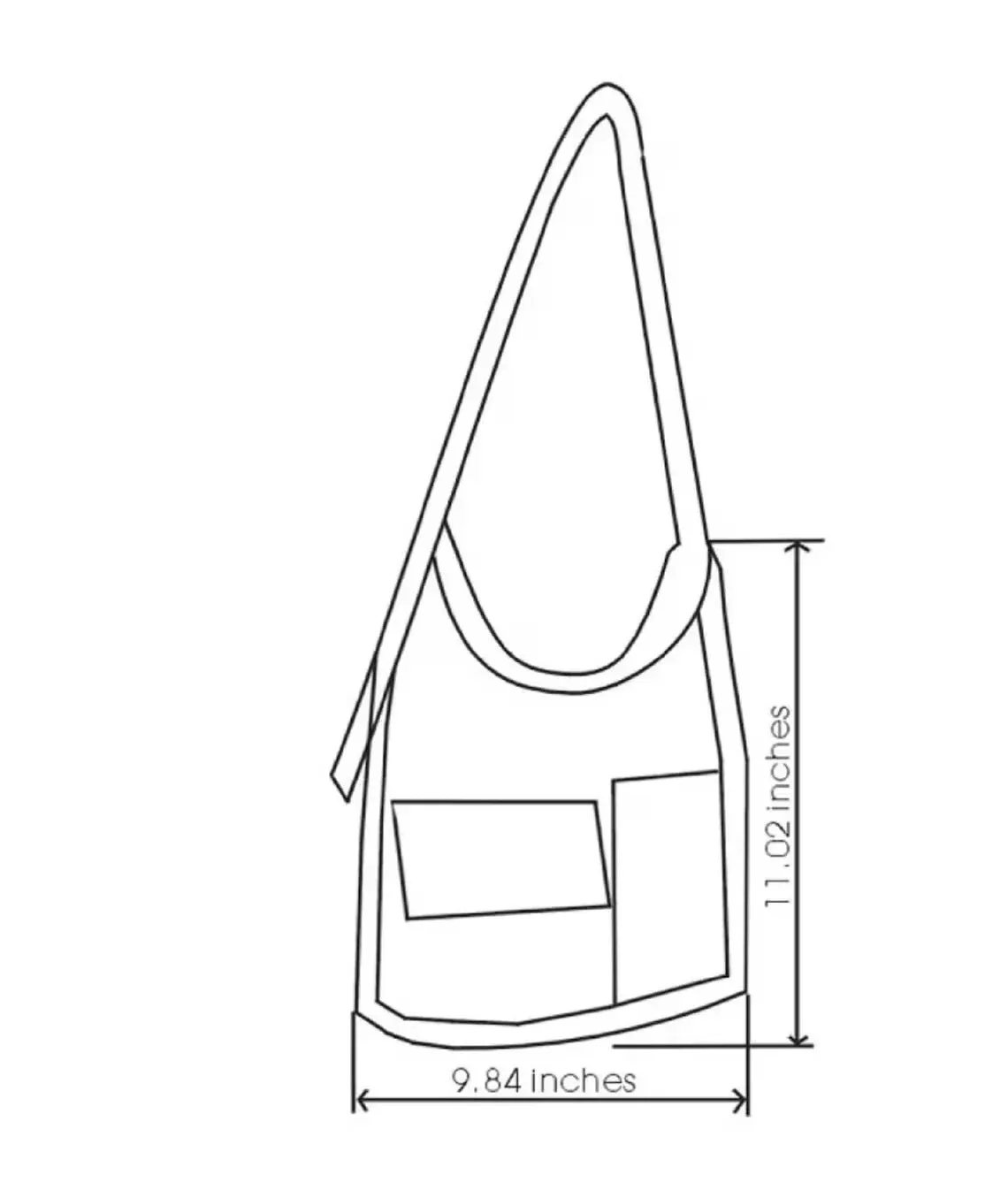Personalized Multi-Pocket Canvas Tote Bag