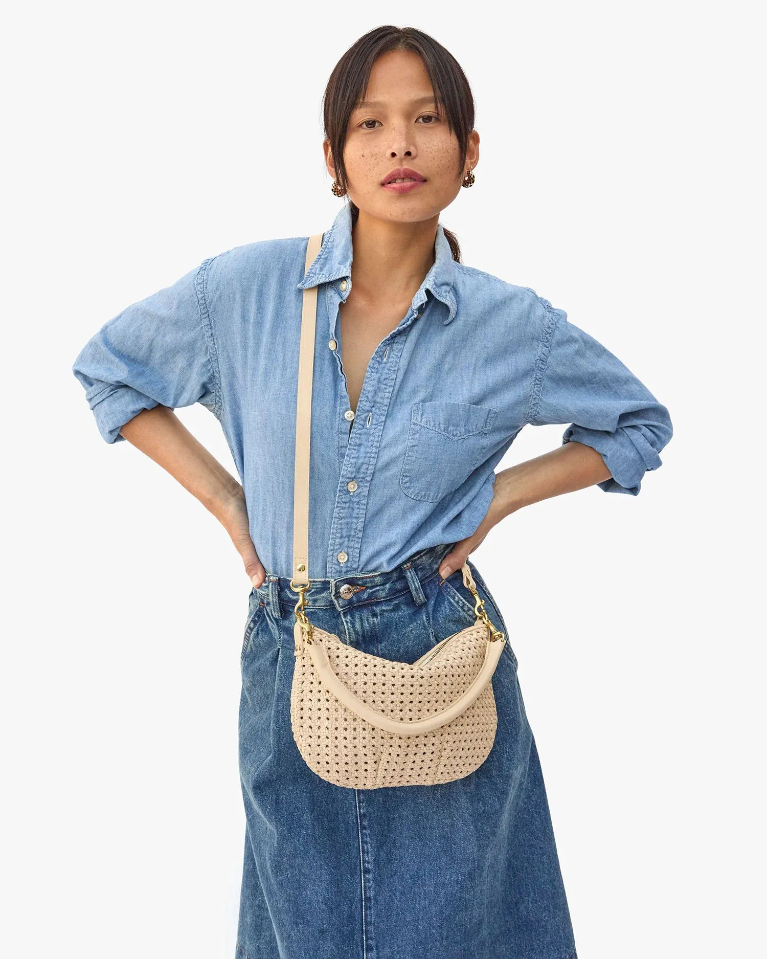 Petit Moyen in Cream Rattan