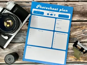 PhotoShoot Planner - Notebook