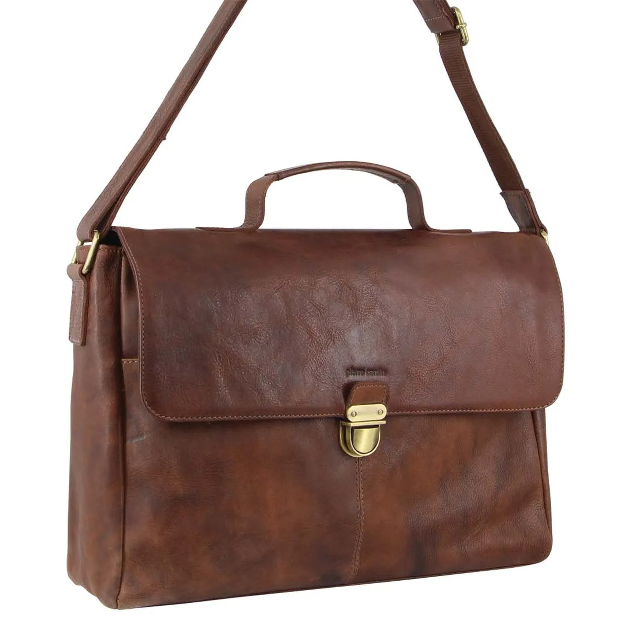 Pierre Cardin Rustic Leather Computer Bag  PC3132