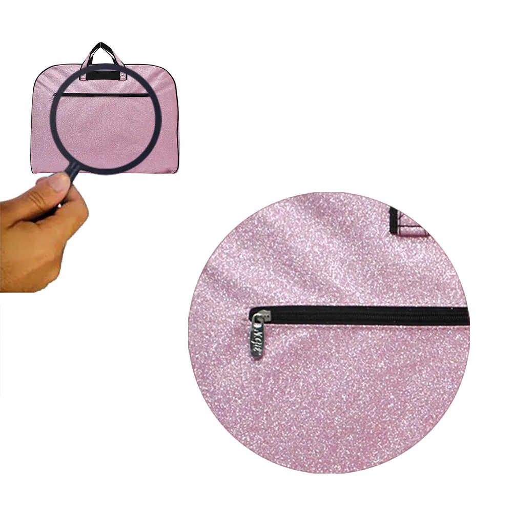 Pink Glitter NGIL Garment Bags