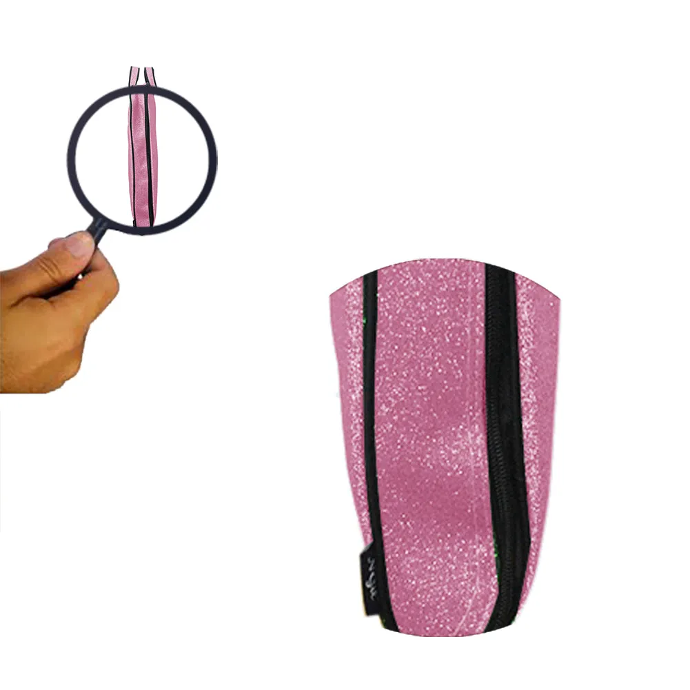 Pink Glitter NGIL Garment Bags