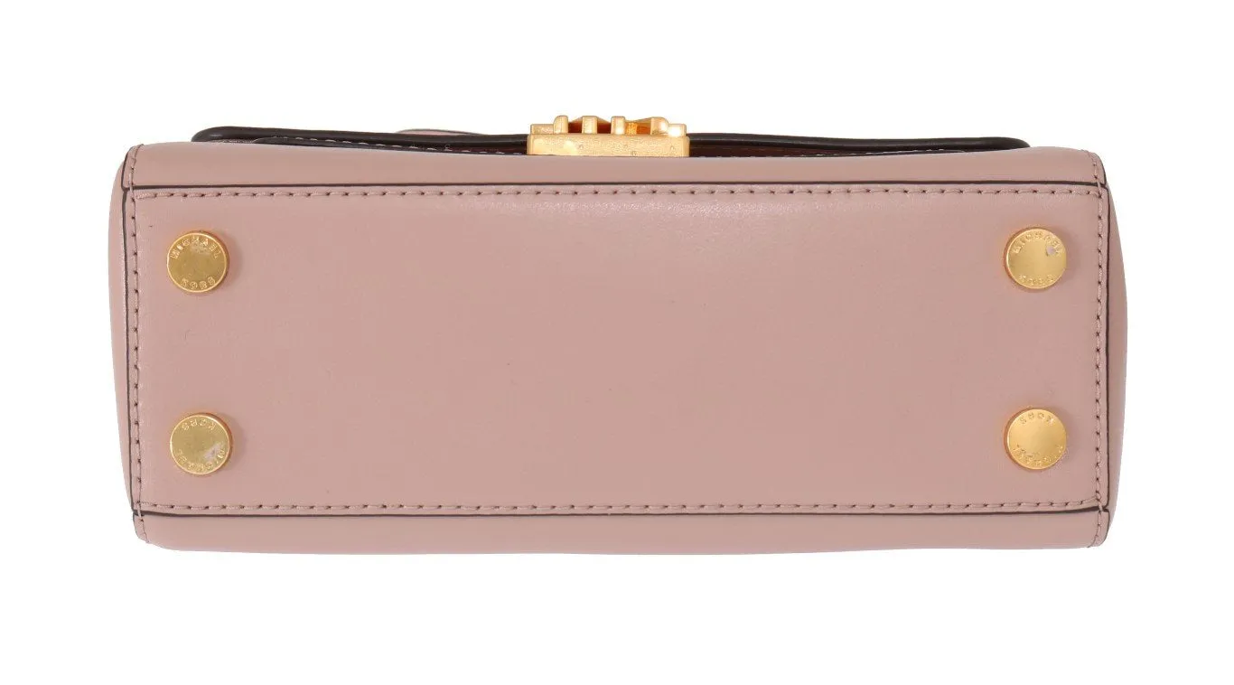 Pink MINDY Satchel Crossbody Bag
