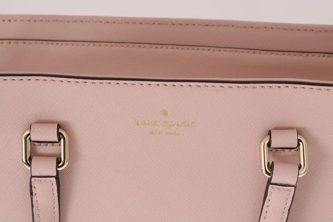 Pink SMALL HANDLEE Leather Handbag