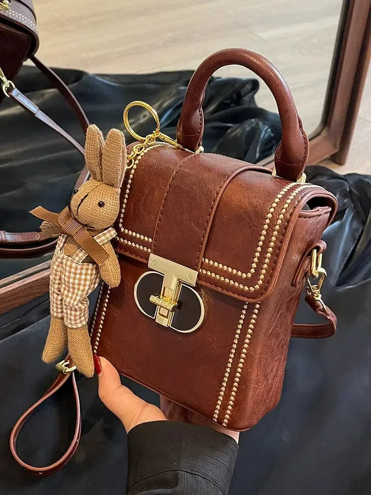 Plush Bunny Accessory Small Square Bag