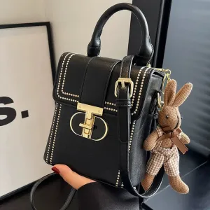 Plush Bunny Accessory Small Square Bag