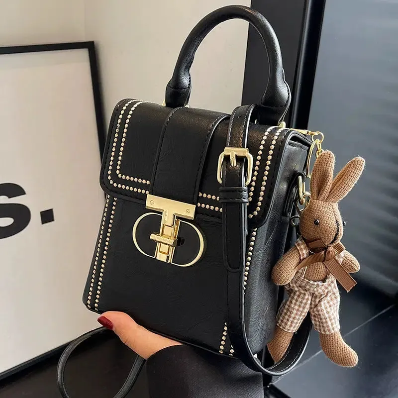 Plush Bunny Accessory Small Square Bag