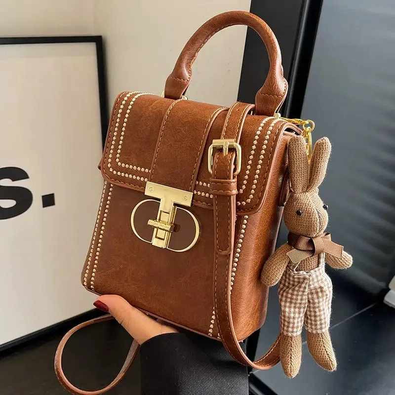 Plush Bunny Accessory Small Square Bag