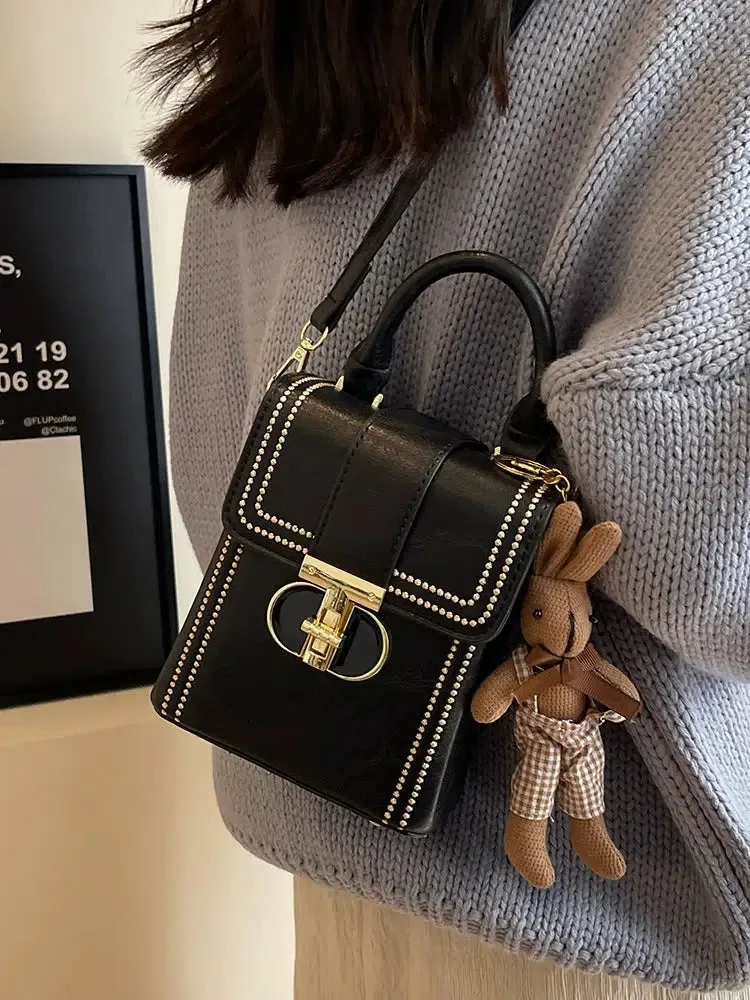 Plush Bunny Accessory Small Square Bag
