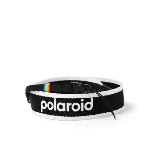 Polaroid flat camera strap - Black & White