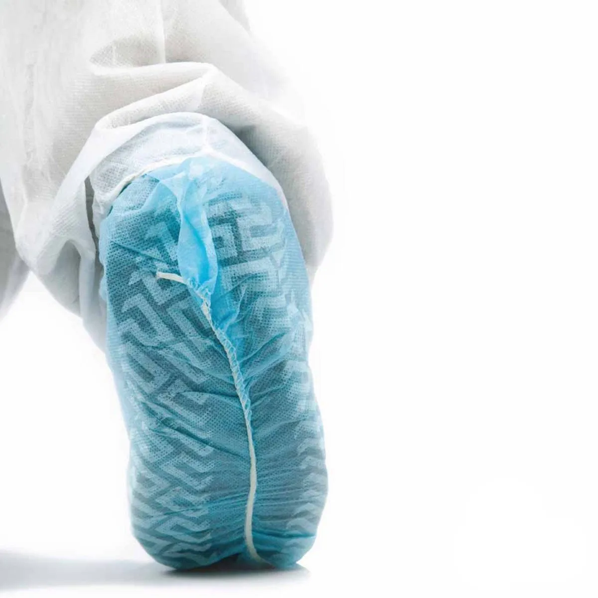 Polypropylene Shoe Cover Anti-Skid Blue 40 gsm 100 ea/Bag 3 Bags/Case