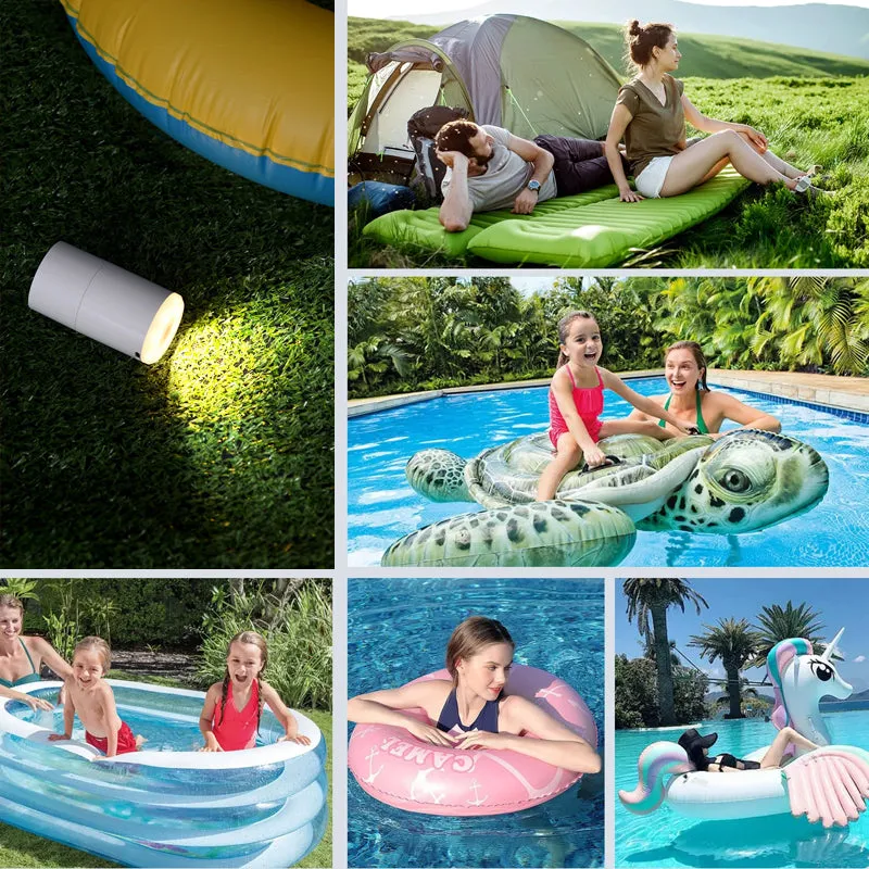 Portable Air Pump Camping Light