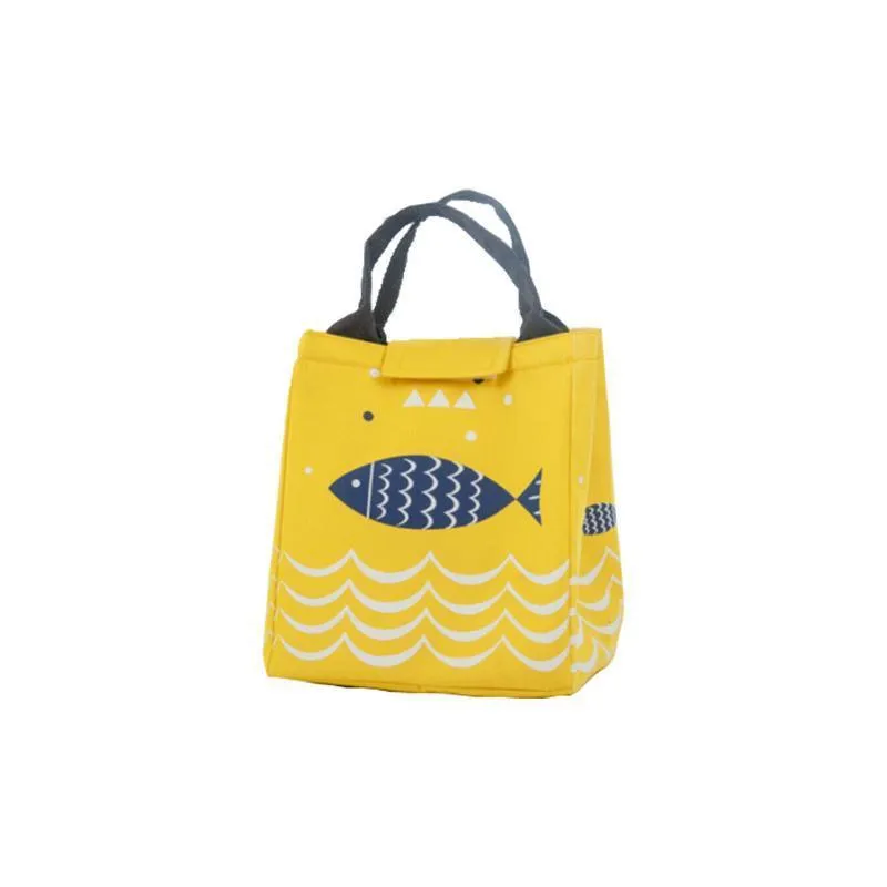 Portable Lunch Bag 1PC 5Sizes 27Sytles Thermal Insulated Bag