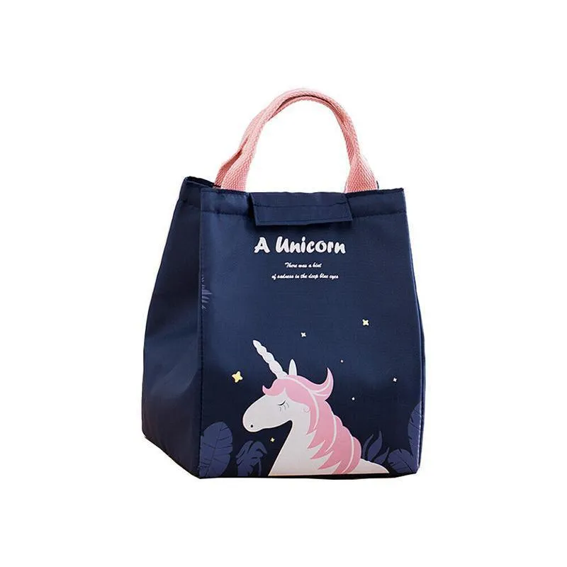 Portable Lunch Bag 1PC 5Sizes 27Sytles Thermal Insulated Bag