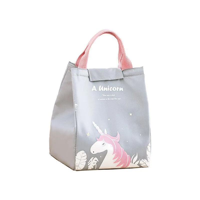 Portable Lunch Bag 1PC 5Sizes 27Sytles Thermal Insulated Bag