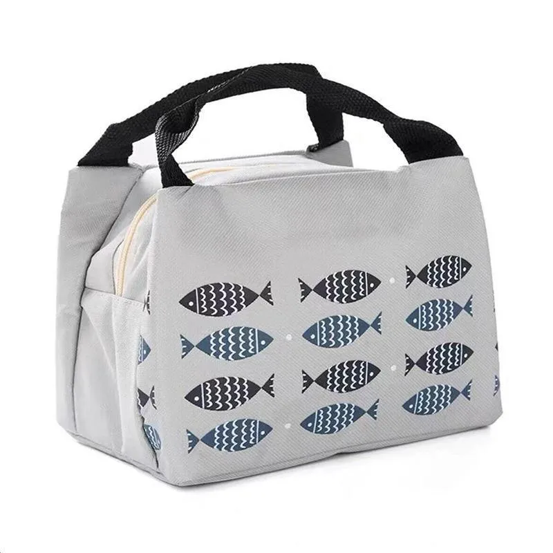 Portable Lunch Bag 1PC 5Sizes 27Sytles Thermal Insulated Bag