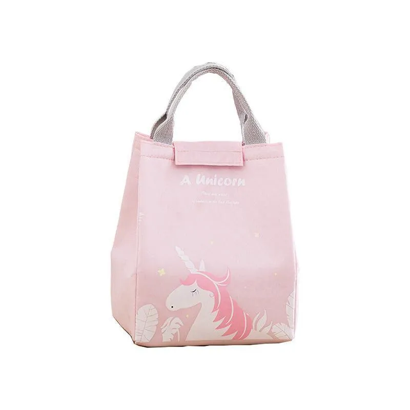 Portable Lunch Bag 1PC 5Sizes 27Sytles Thermal Insulated Bag