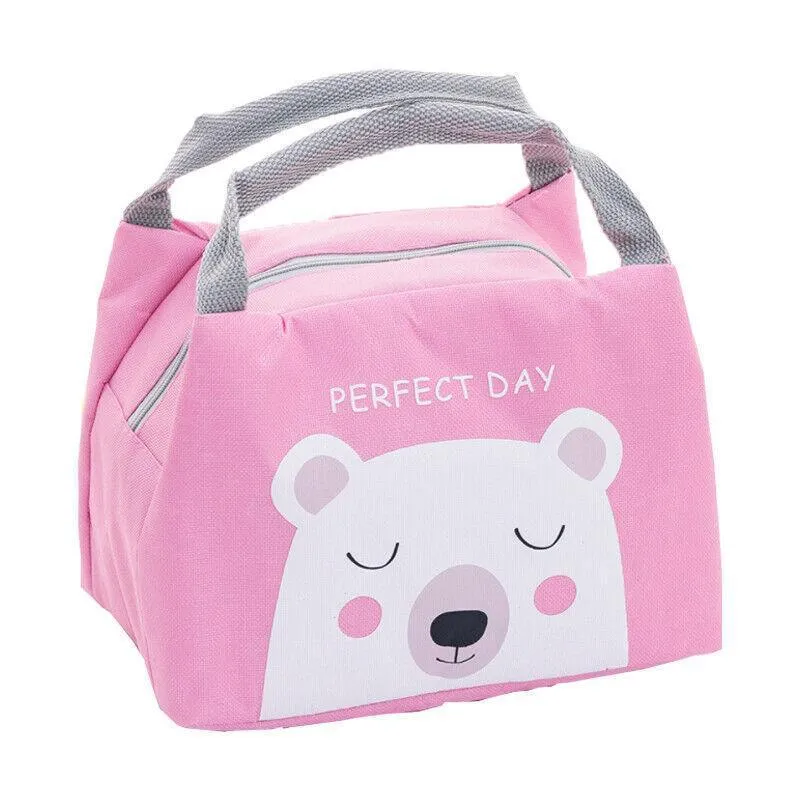 Portable Lunch Bag 1PC 5Sizes 27Sytles Thermal Insulated Bag