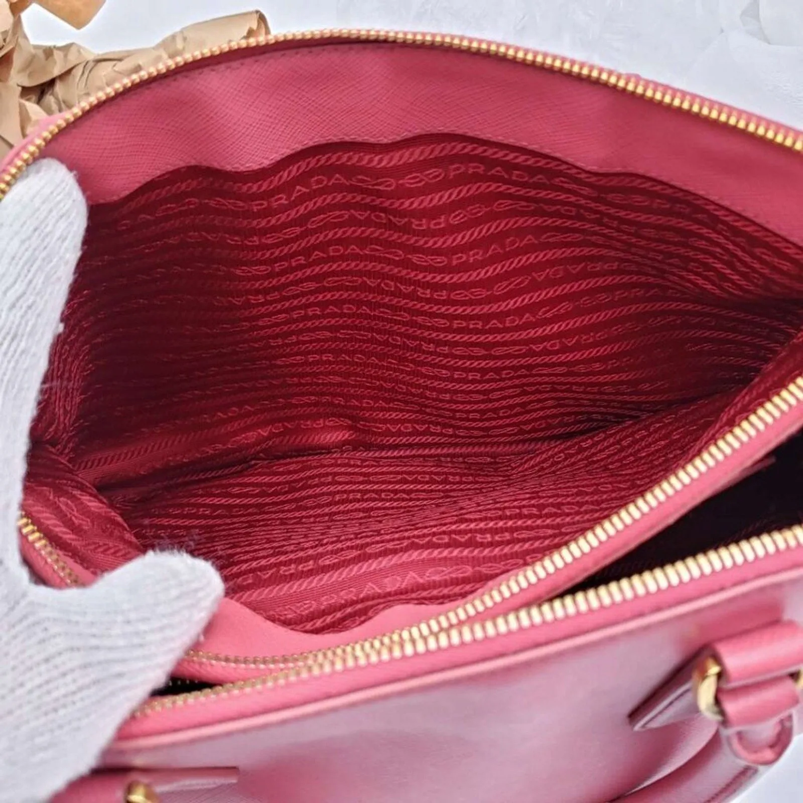 PRADA Galleria Leather Satchel