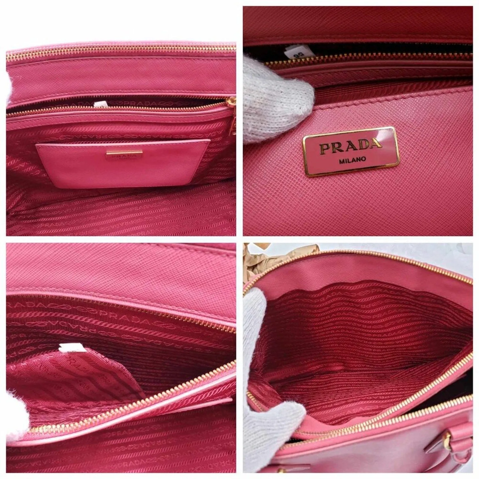 PRADA Galleria Leather Satchel