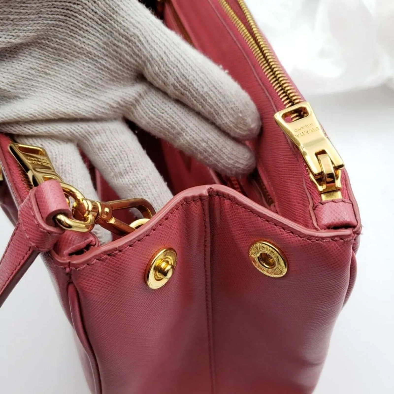 PRADA Galleria Leather Satchel