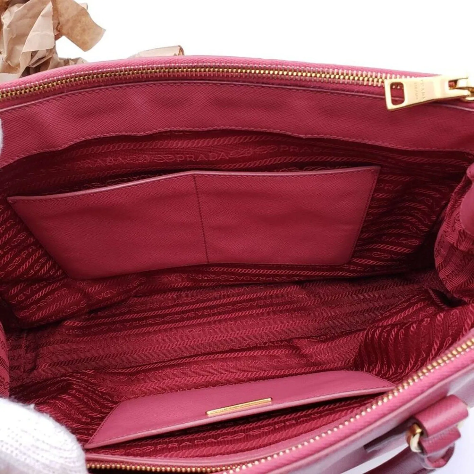 PRADA Galleria Leather Satchel