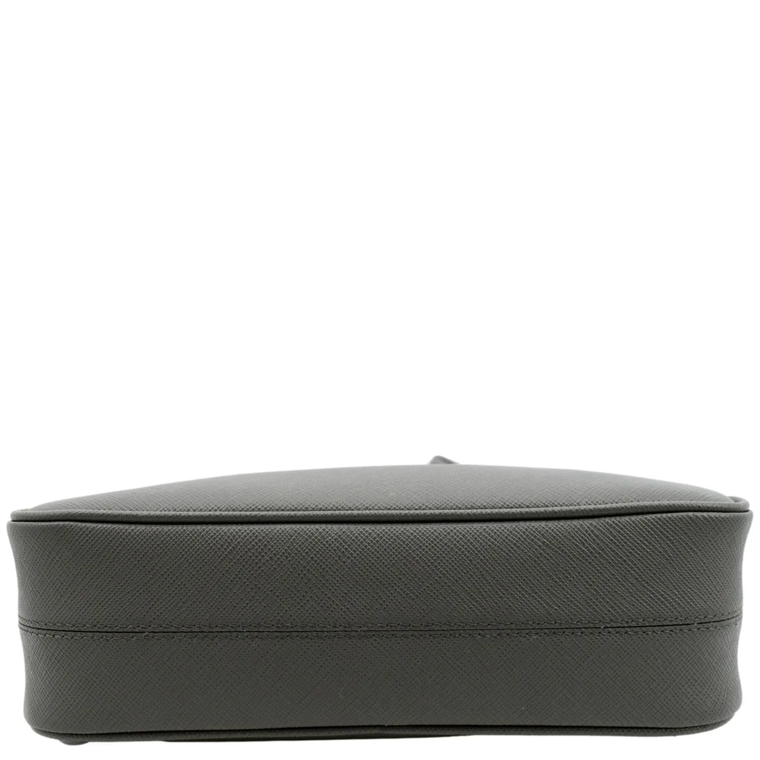 PRADA Re-Edition 2005 Saffiano Leather Shoulder Bag Gray