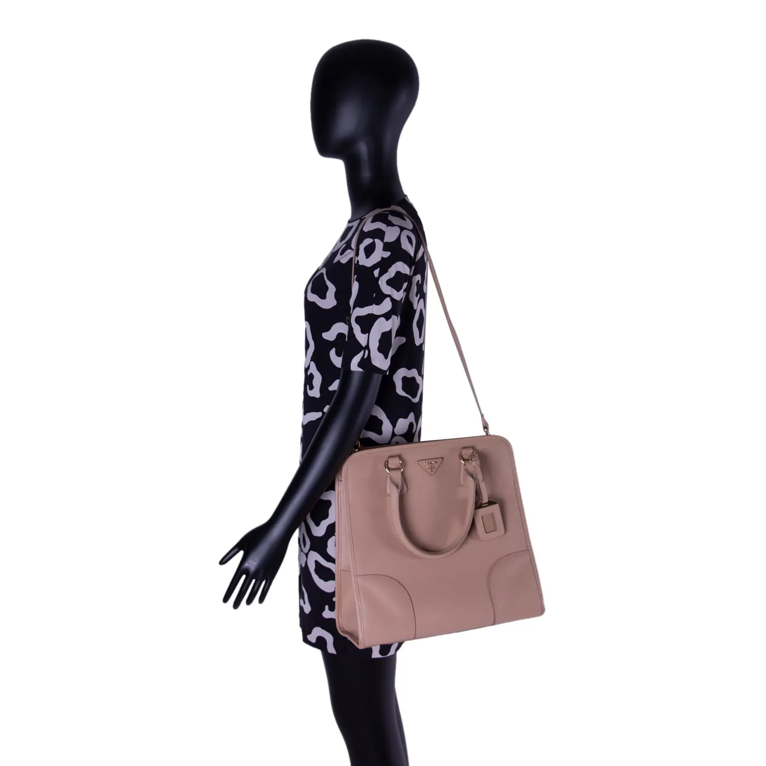 Prada Saffiano Lux Satchel Bag
