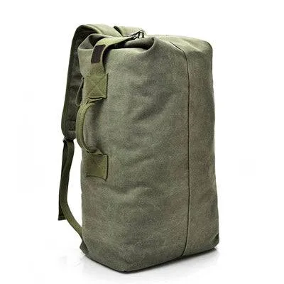 Premium Authentic Canvas Bucket-Style Backpack