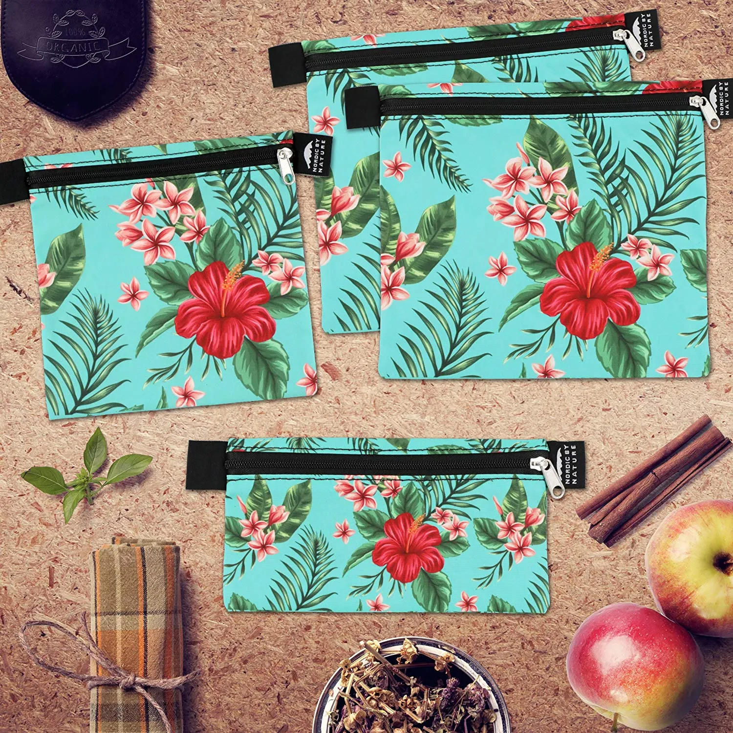 PREMIUM GREEN FLOWERS SANDWICH SET (4)