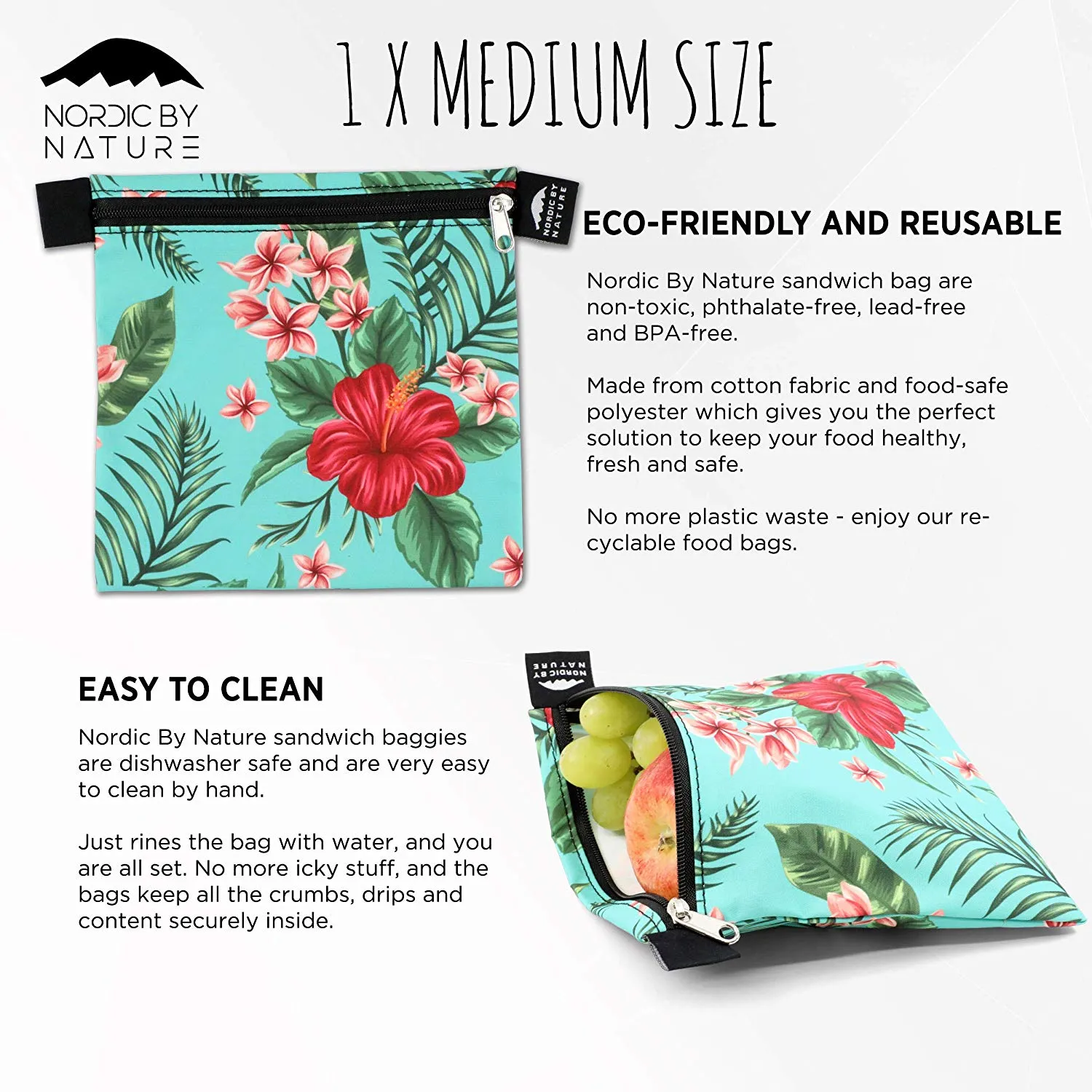 PREMIUM GREEN FLOWERS SANDWICH SET (4)