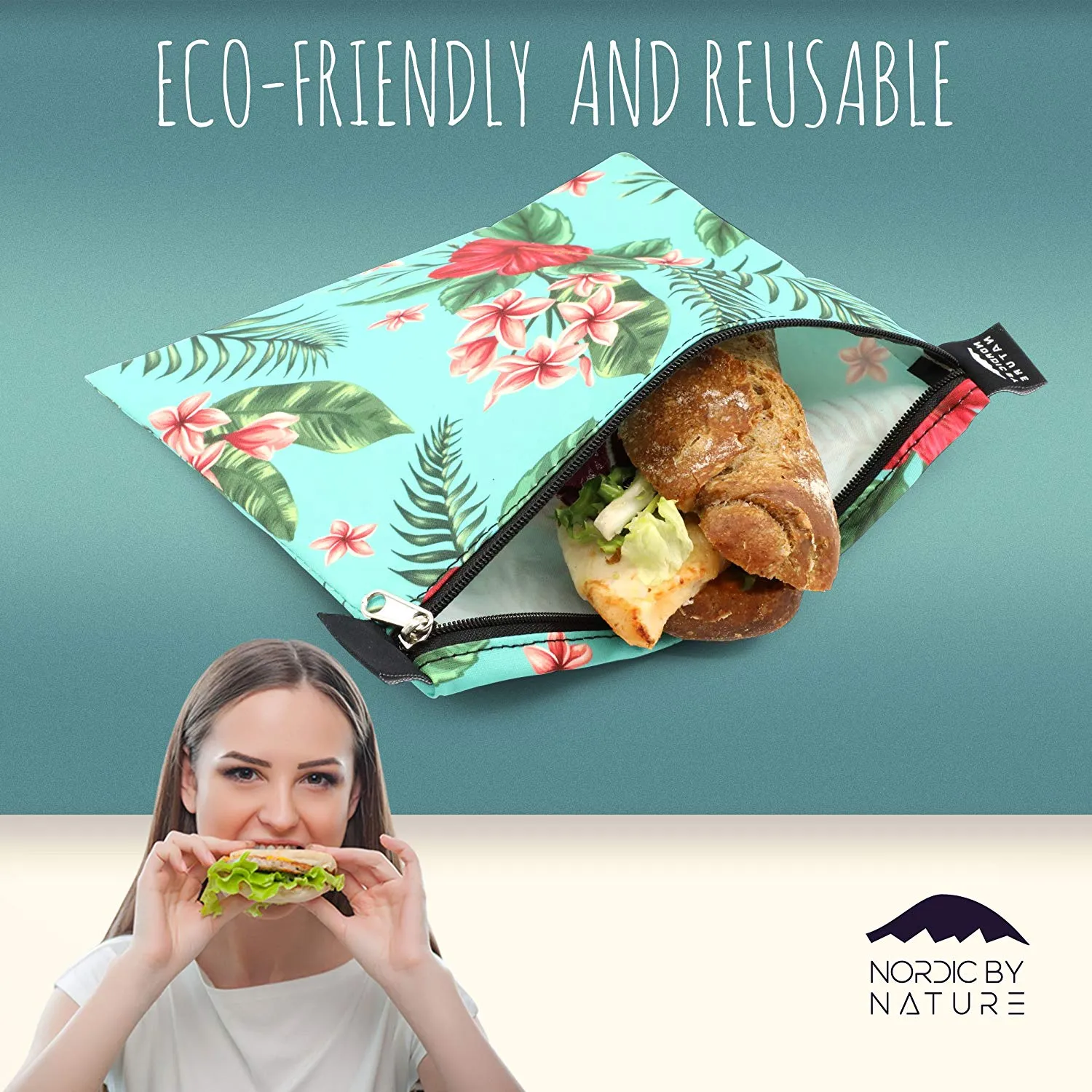 PREMIUM GREEN FLOWERS SANDWICH SET (4)