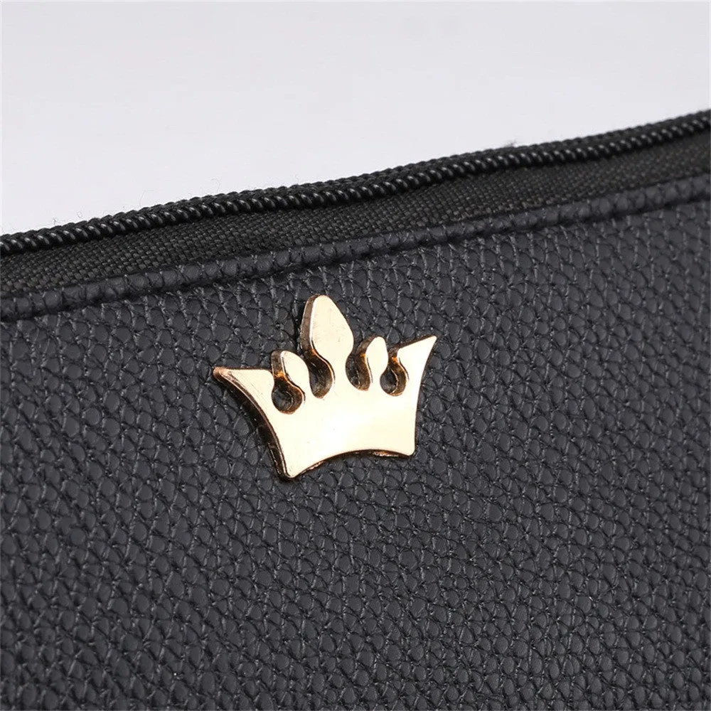 Pure Color Leather Shoulder Bag