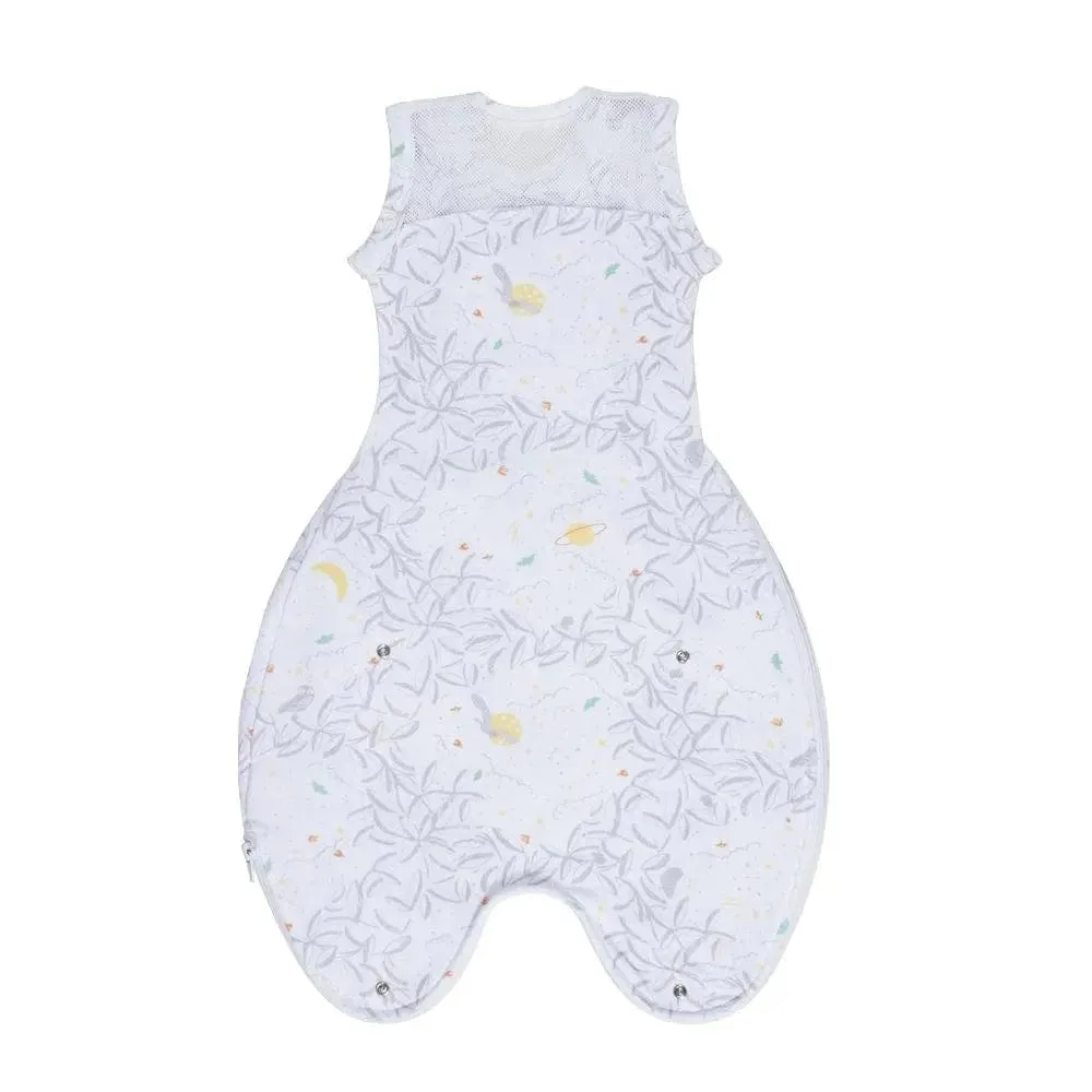 Purflo Swaddle To Sleep Bag 2.5 TOG 0-4 Month Lightweight - Stargazer Midnight (2 Pack)