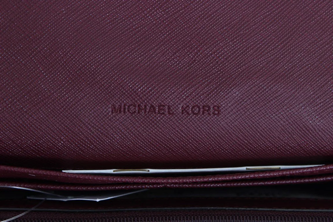Purple FULTON Leather CONTINENTAL Wallet