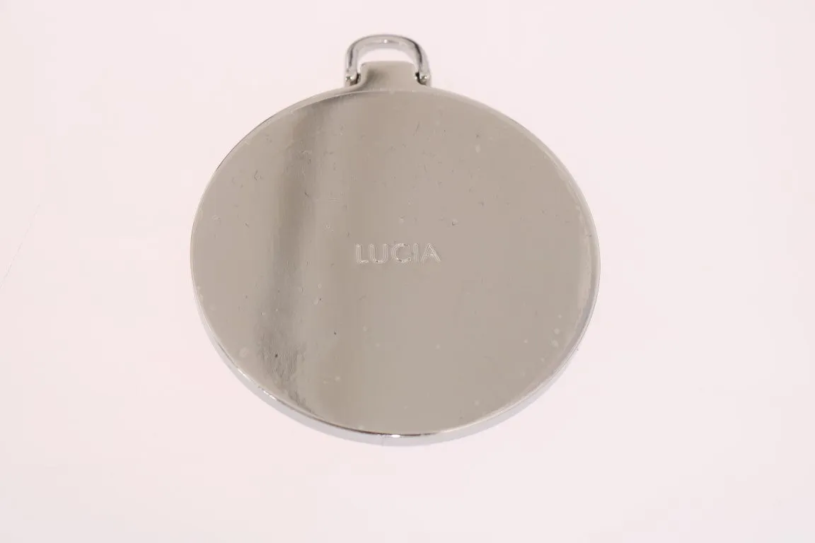 Purple Leather LUCIA Messenger Bag