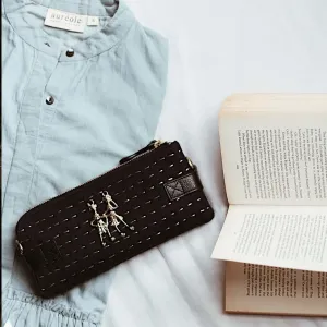 "Jodi" SLING WALLET - Black