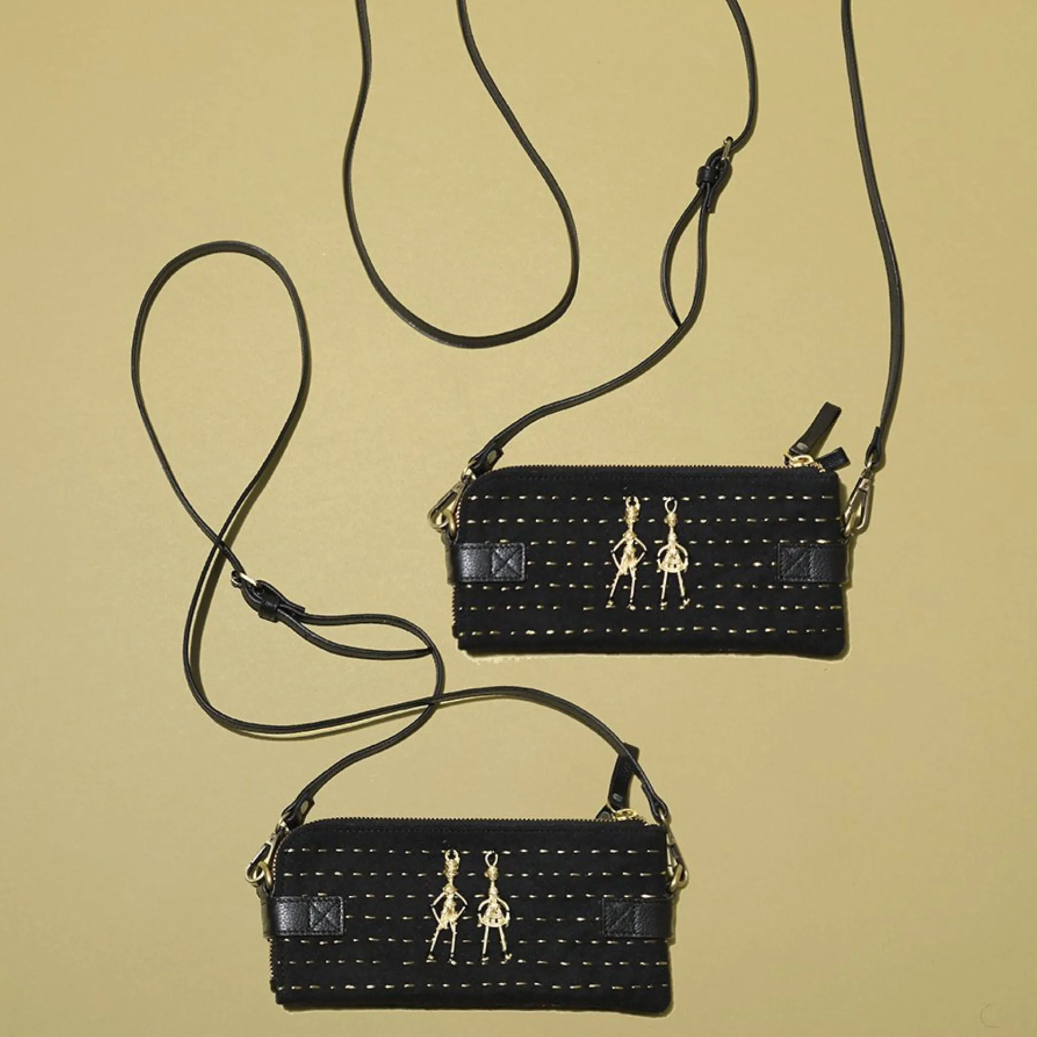 "Jodi" SLING WALLET - Black