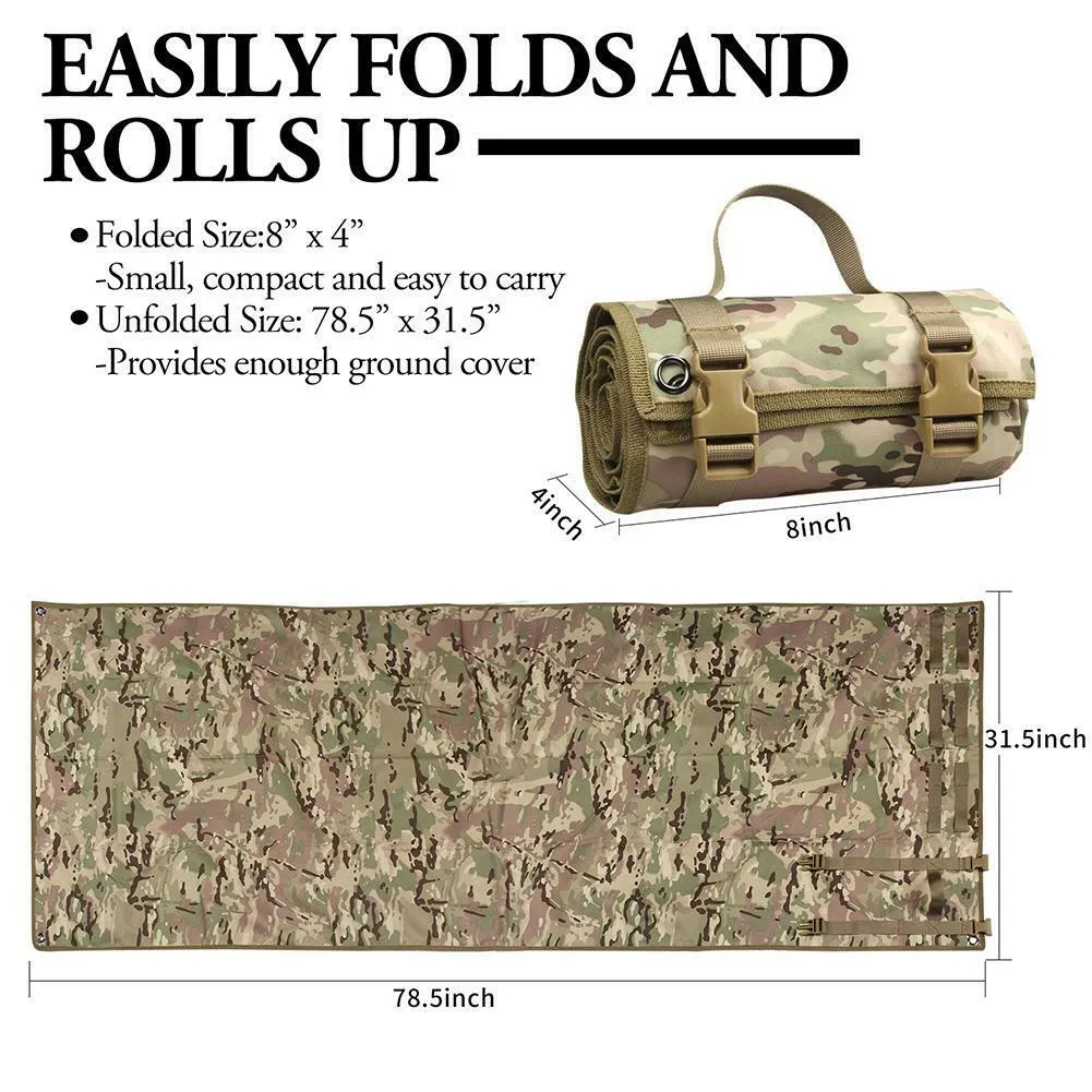 Recon GS2 Multi Use Mat,Roll out Sleep,shooting/Range & Weapon Cleaning Mat
