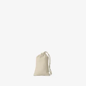 Recycled Cotton Single Drawstring Small 3x5 inches