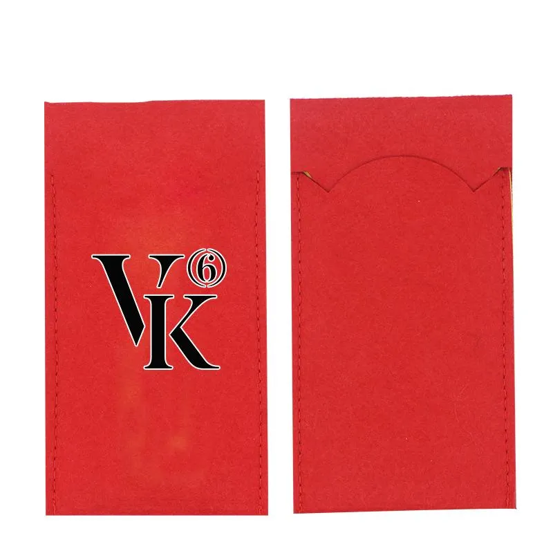 Red Felt Pocket Envelopes