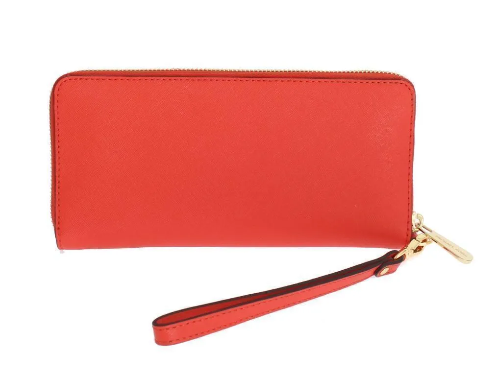 Red GREENWICH Continental Leather Wallet