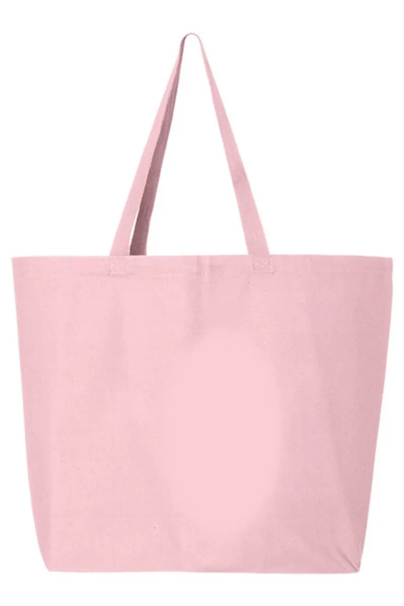 Red Vintage Teddy Bear Canvas Jumbo Tote