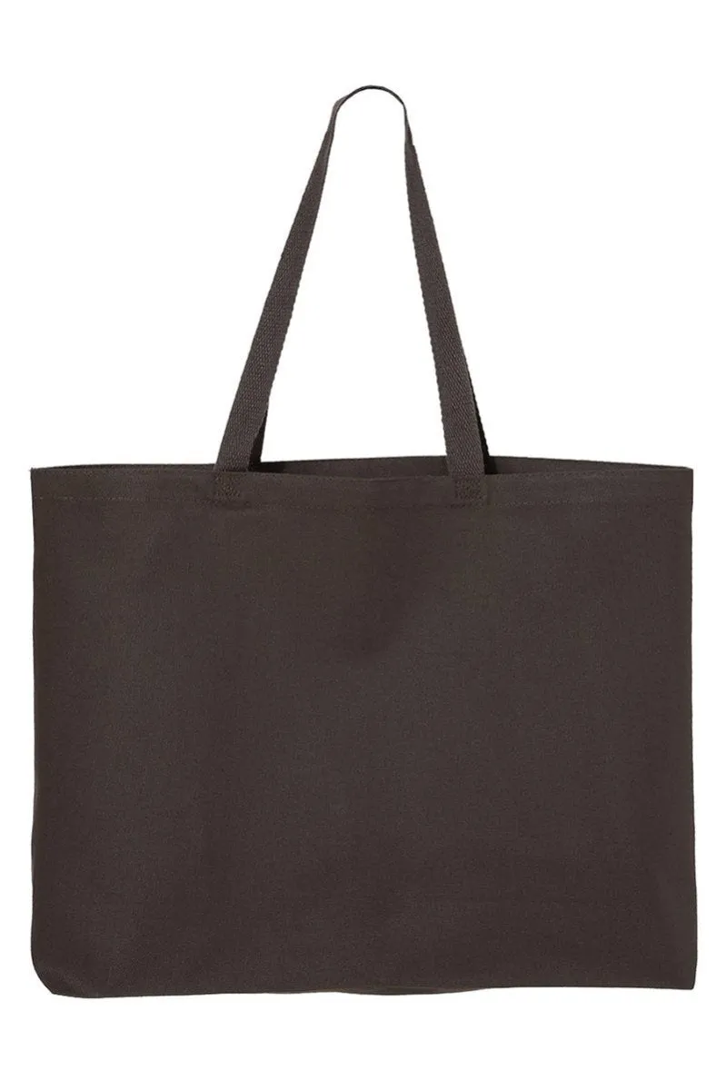 Red Vintage Teddy Bear Canvas Jumbo Tote