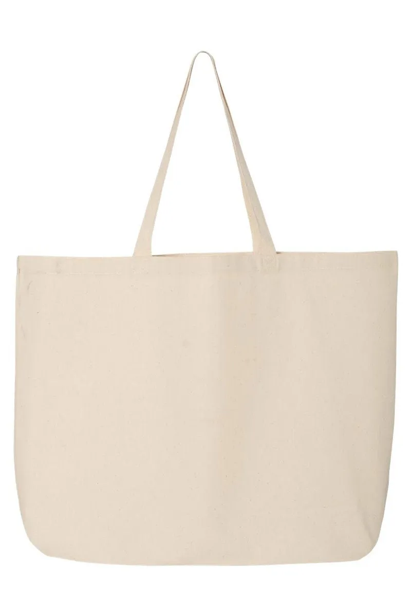 Red Vintage Teddy Bear Canvas Jumbo Tote