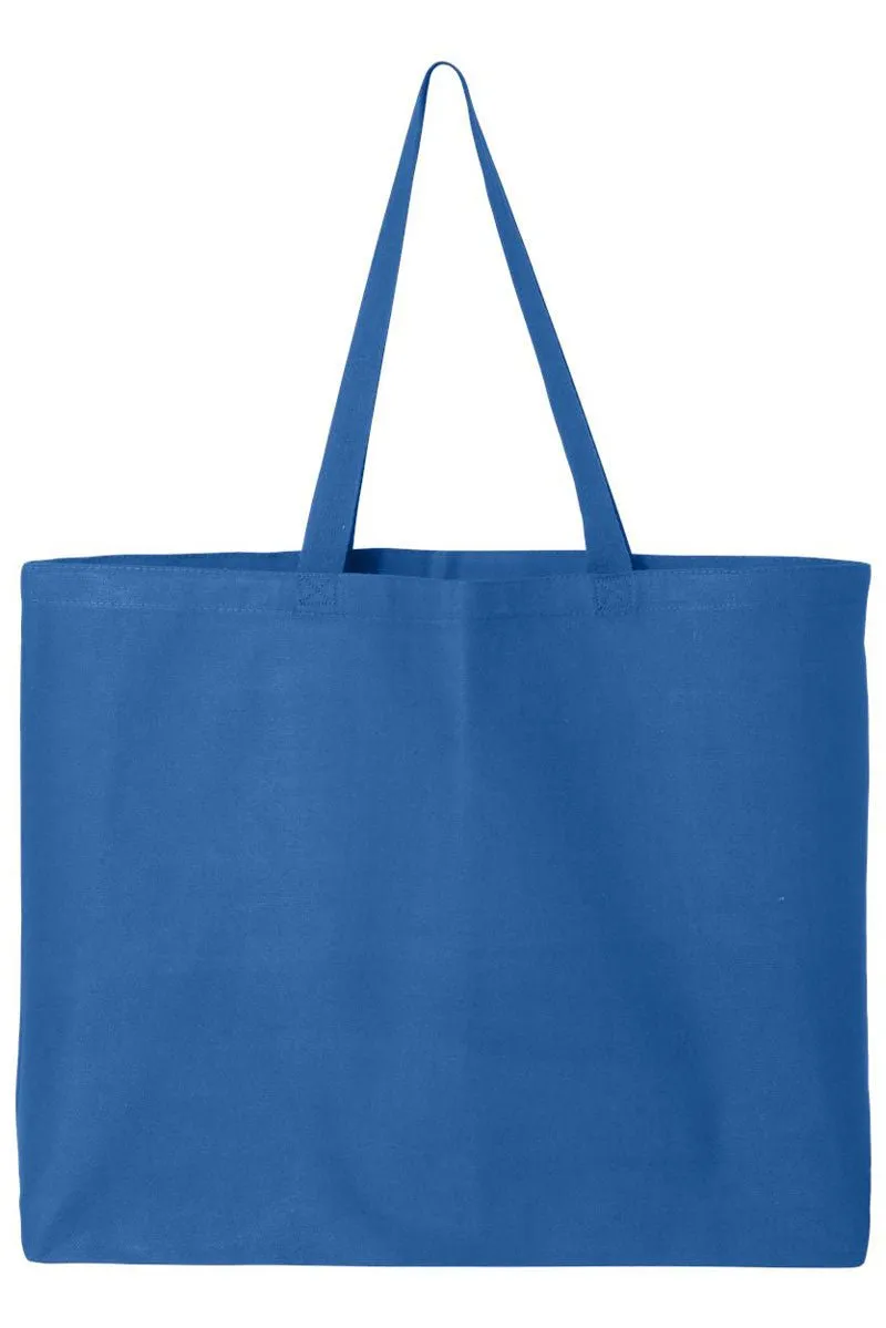 Red Vintage Teddy Bear Canvas Jumbo Tote